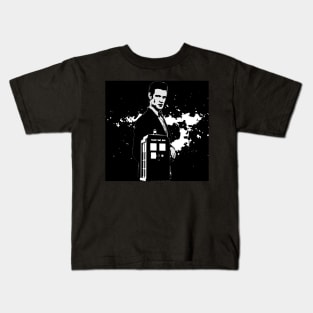 11th Doctor Dark Space Kids T-Shirt